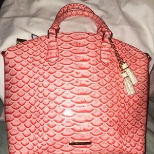 Brahmin Large Duxbury Pink Punch Bag